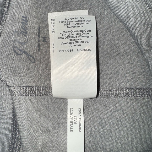 J. Crew heather Gray Leggings with back pocket. Size M. NWOT. - Picture 10 of 11
